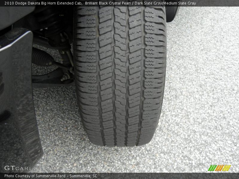 Brilliant Black Crystal Pearl / Dark Slate Gray/Medium Slate Gray 2010 Dodge Dakota Big Horn Extended Cab