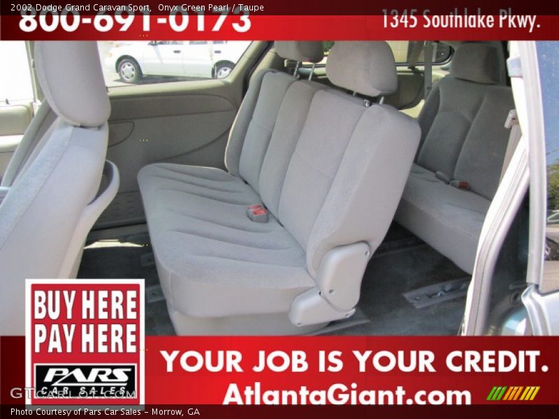 Onyx Green Pearl / Taupe 2002 Dodge Grand Caravan Sport