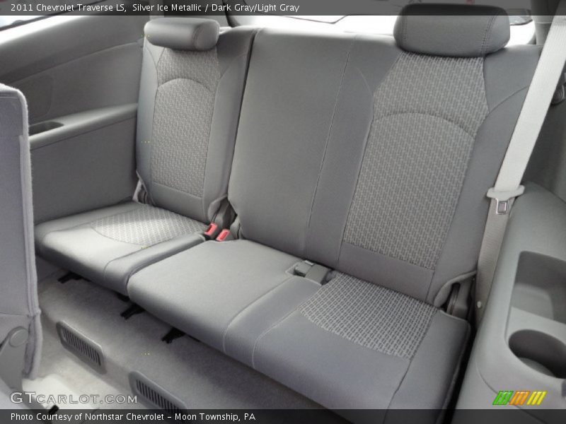 Silver Ice Metallic / Dark Gray/Light Gray 2011 Chevrolet Traverse LS