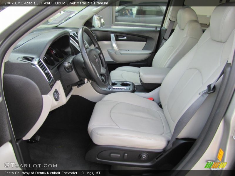 Liquid Silver Metallic / Titanium 2007 GMC Acadia SLT AWD