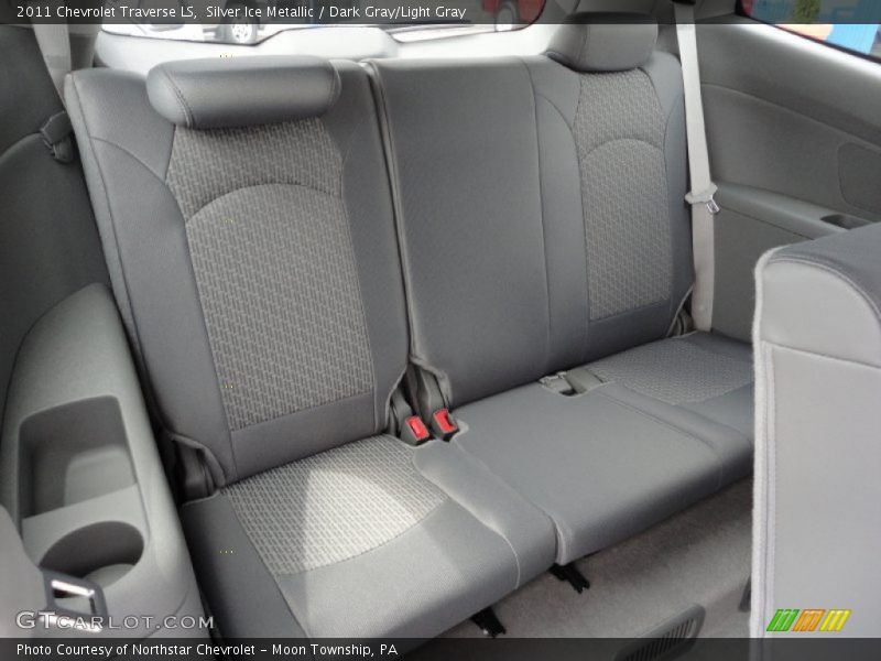 Silver Ice Metallic / Dark Gray/Light Gray 2011 Chevrolet Traverse LS