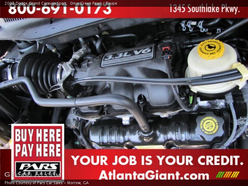 Onyx Green Pearl / Taupe 2002 Dodge Grand Caravan Sport