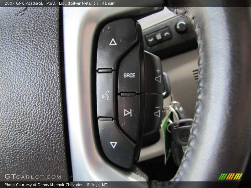 Liquid Silver Metallic / Titanium 2007 GMC Acadia SLT AWD