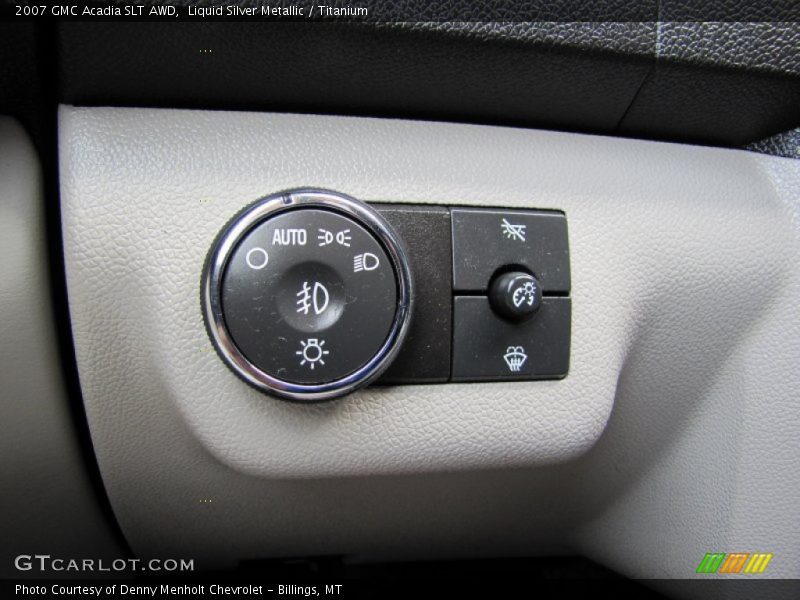 Liquid Silver Metallic / Titanium 2007 GMC Acadia SLT AWD