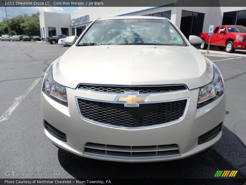 Gold Mist Metallic / Jet Black 2011 Chevrolet Cruze LT