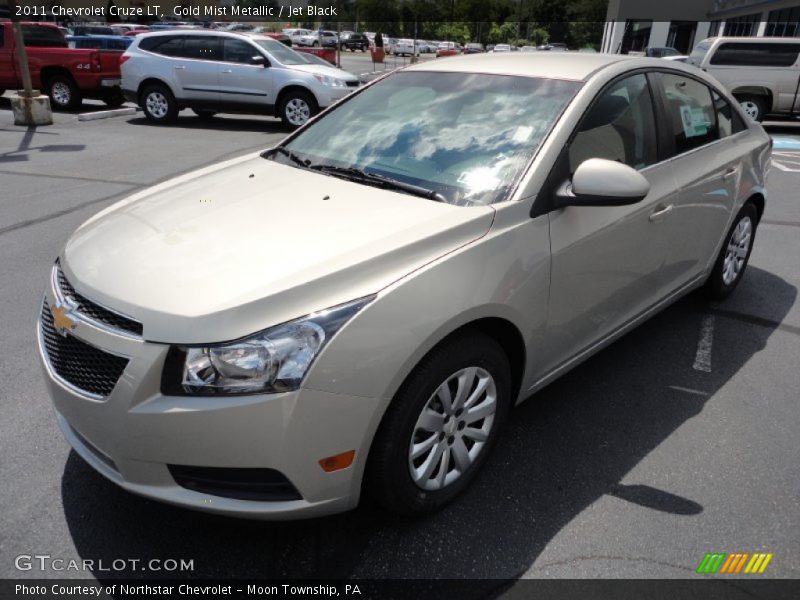 Gold Mist Metallic / Jet Black 2011 Chevrolet Cruze LT
