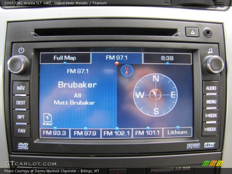 Liquid Silver Metallic / Titanium 2007 GMC Acadia SLT AWD