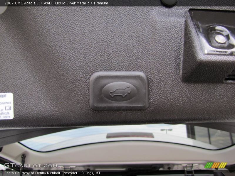 Liquid Silver Metallic / Titanium 2007 GMC Acadia SLT AWD