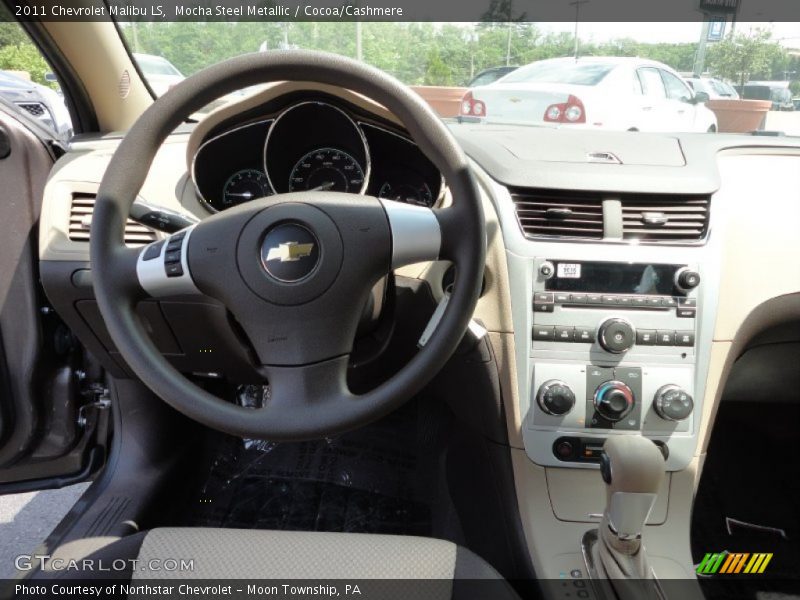 Mocha Steel Metallic / Cocoa/Cashmere 2011 Chevrolet Malibu LS