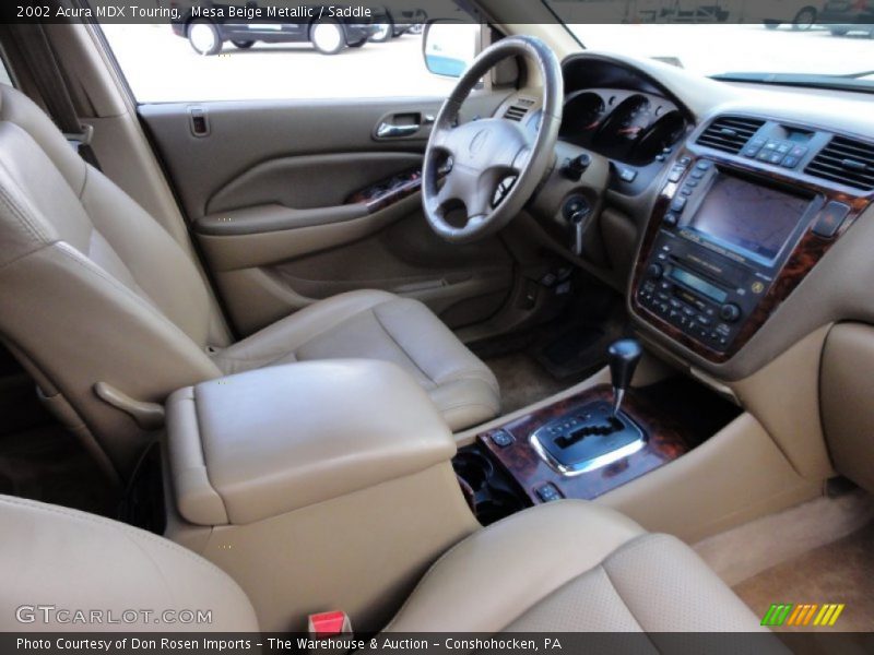 Mesa Beige Metallic / Saddle 2002 Acura MDX Touring