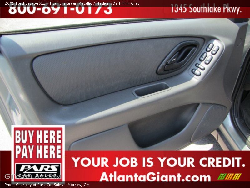 Titanium Green Metallic / Medium/Dark Flint Grey 2005 Ford Escape XLS
