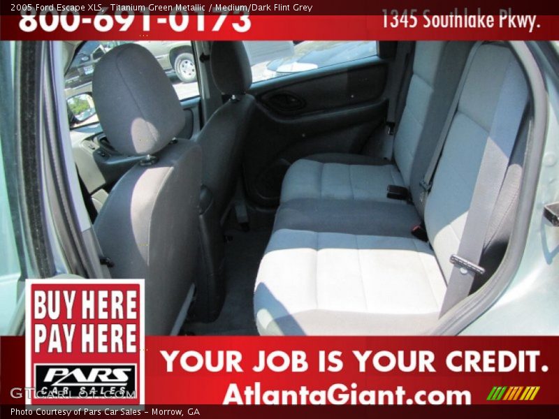 Titanium Green Metallic / Medium/Dark Flint Grey 2005 Ford Escape XLS