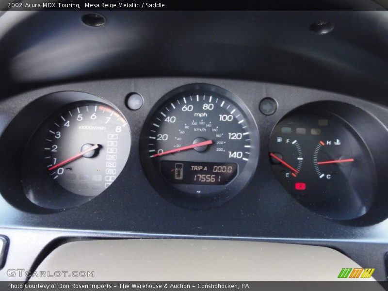 Mesa Beige Metallic / Saddle 2002 Acura MDX Touring