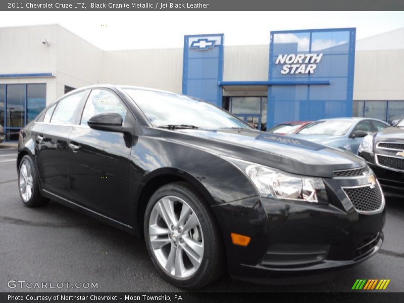 Black Granite Metallic / Jet Black Leather 2011 Chevrolet Cruze LTZ