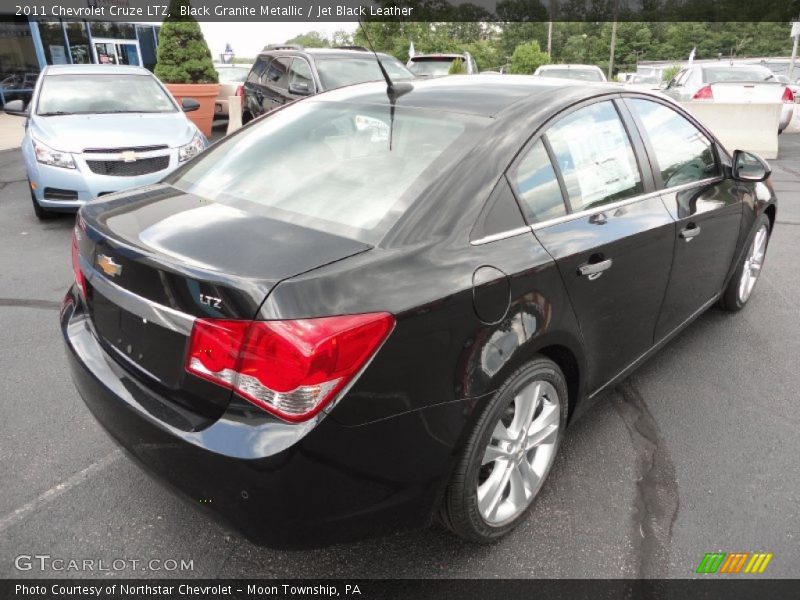 Black Granite Metallic / Jet Black Leather 2011 Chevrolet Cruze LTZ