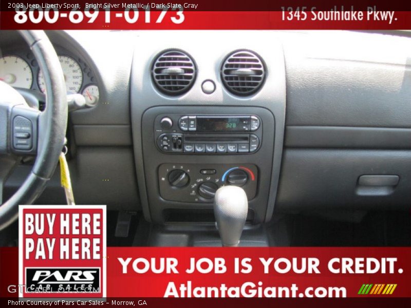 Bright Silver Metallic / Dark Slate Gray 2003 Jeep Liberty Sport