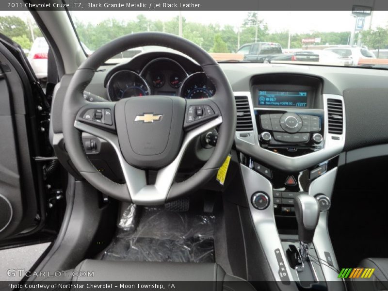 Black Granite Metallic / Jet Black Leather 2011 Chevrolet Cruze LTZ