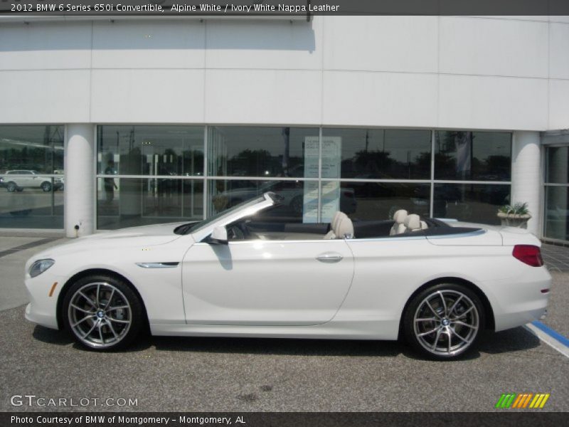  2012 6 Series 650i Convertible Alpine White