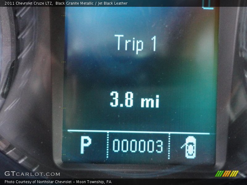 Black Granite Metallic / Jet Black Leather 2011 Chevrolet Cruze LTZ