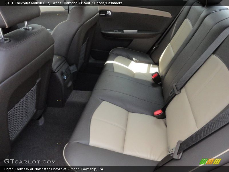 White Diamond Tricoat / Cocoa/Cashmere 2011 Chevrolet Malibu LTZ