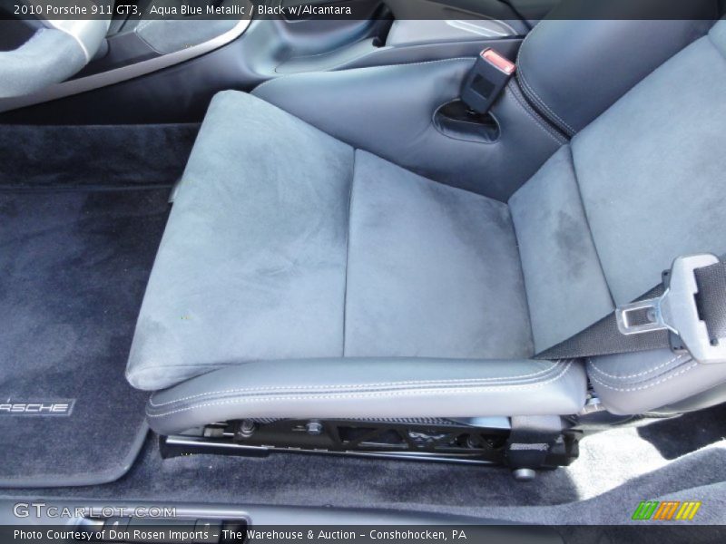 Aqua Blue Metallic / Black w/Alcantara 2010 Porsche 911 GT3