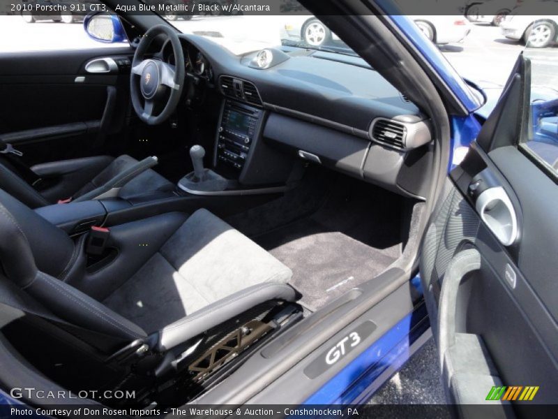 Aqua Blue Metallic / Black w/Alcantara 2010 Porsche 911 GT3