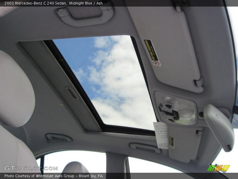 Sunroof of 2001 C 240 Sedan