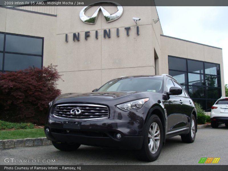 Midnight Mocha / Java 2009 Infiniti FX 35 AWD