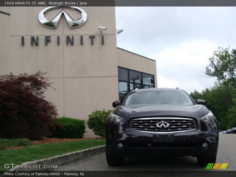 Midnight Mocha / Java 2009 Infiniti FX 35 AWD