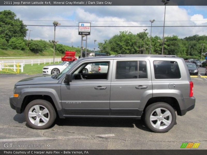 Mineral Gray Metallic / Dark Slate Gray 2011 Jeep Patriot Latitude 4x4