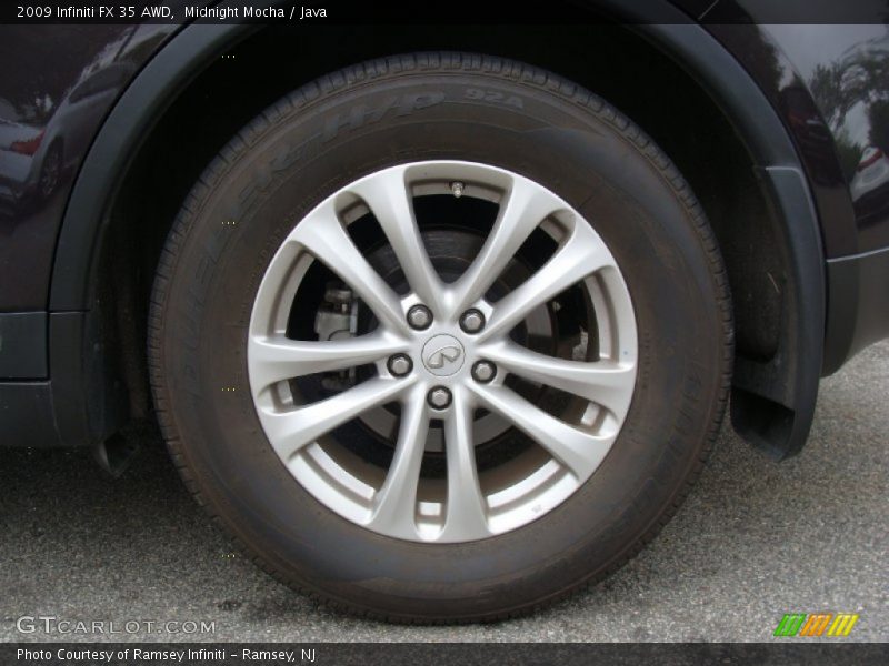 Midnight Mocha / Java 2009 Infiniti FX 35 AWD