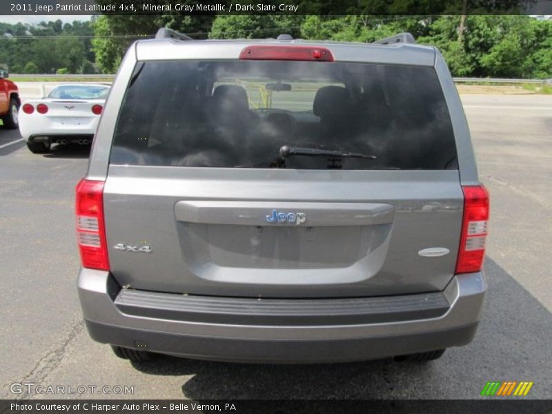 Mineral Gray Metallic / Dark Slate Gray 2011 Jeep Patriot Latitude 4x4