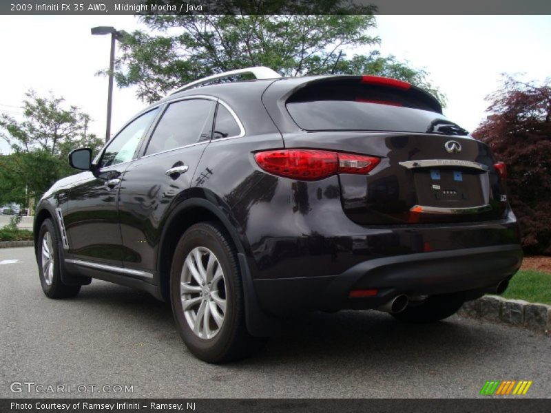 Midnight Mocha / Java 2009 Infiniti FX 35 AWD