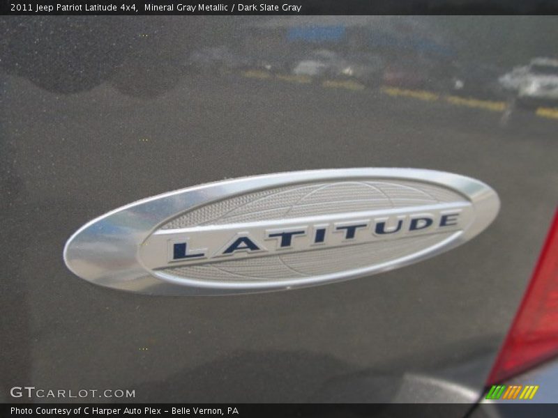 Mineral Gray Metallic / Dark Slate Gray 2011 Jeep Patriot Latitude 4x4