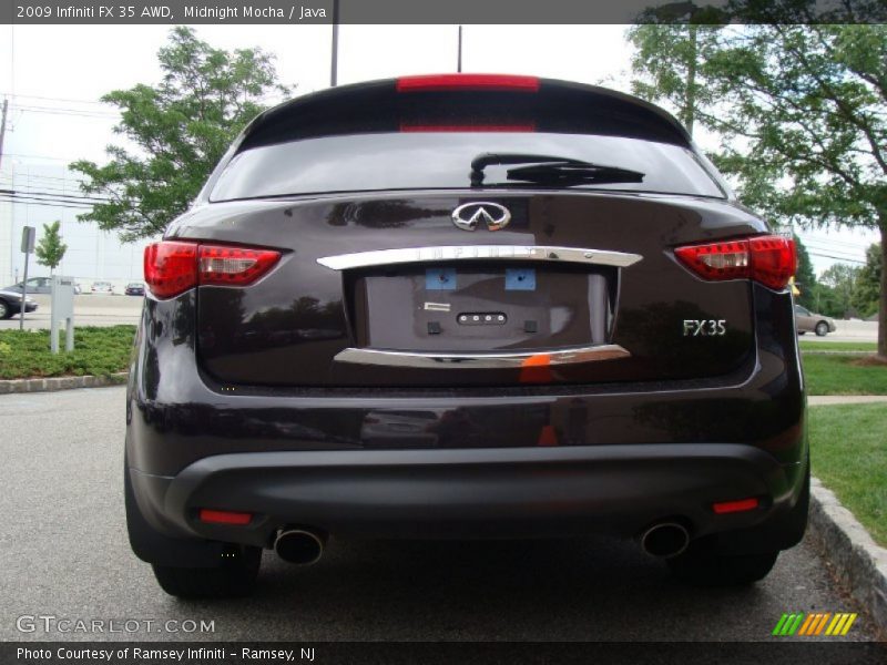 Midnight Mocha / Java 2009 Infiniti FX 35 AWD