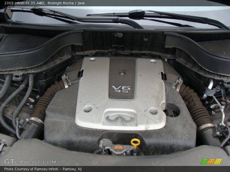 Midnight Mocha / Java 2009 Infiniti FX 35 AWD