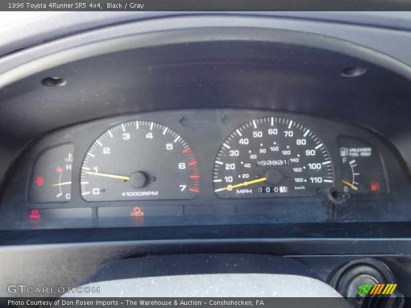  1996 4Runner SR5 4x4 SR5 4x4 Gauges