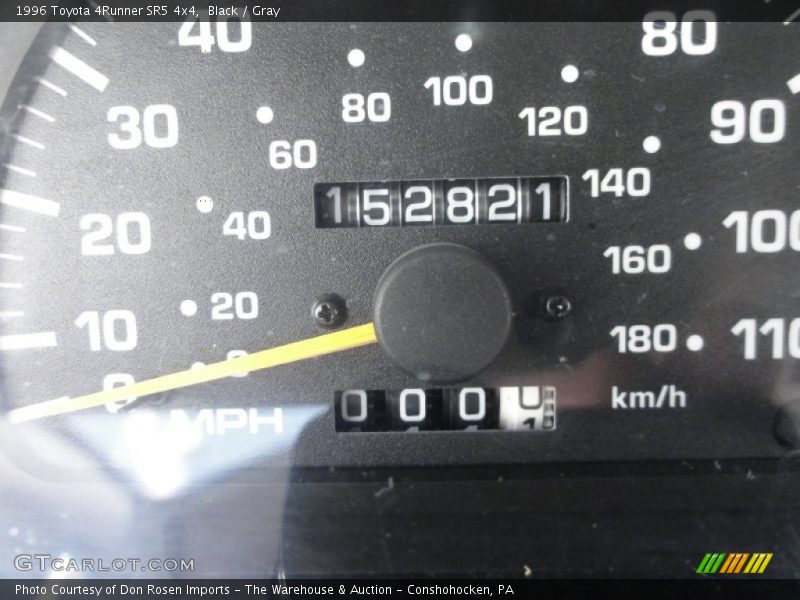 Black / Gray 1996 Toyota 4Runner SR5 4x4
