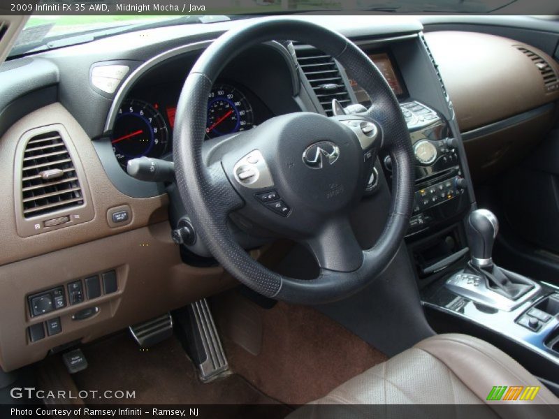 Midnight Mocha / Java 2009 Infiniti FX 35 AWD