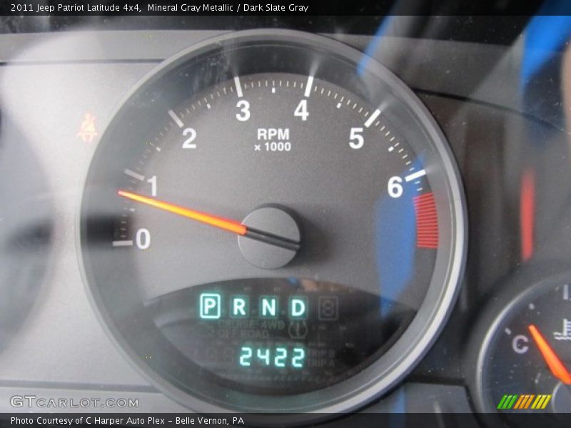 Mineral Gray Metallic / Dark Slate Gray 2011 Jeep Patriot Latitude 4x4