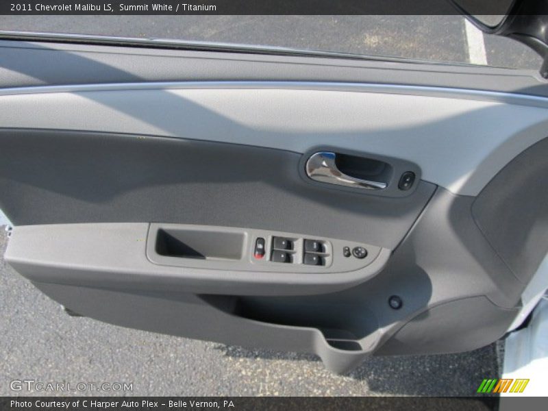 Summit White / Titanium 2011 Chevrolet Malibu LS