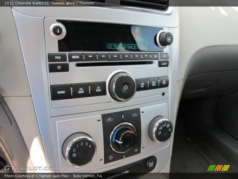 Summit White / Titanium 2011 Chevrolet Malibu LS