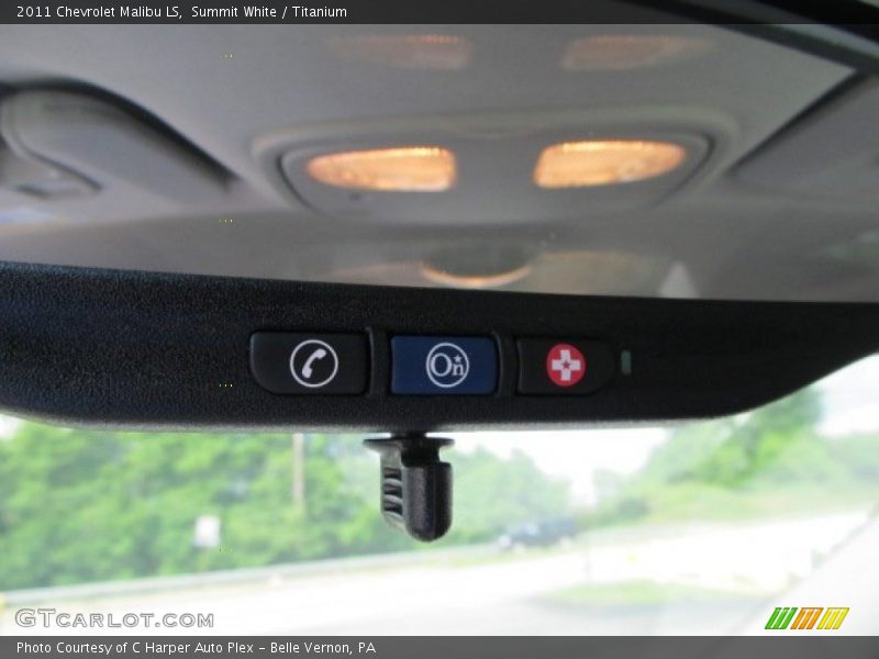 Summit White / Titanium 2011 Chevrolet Malibu LS