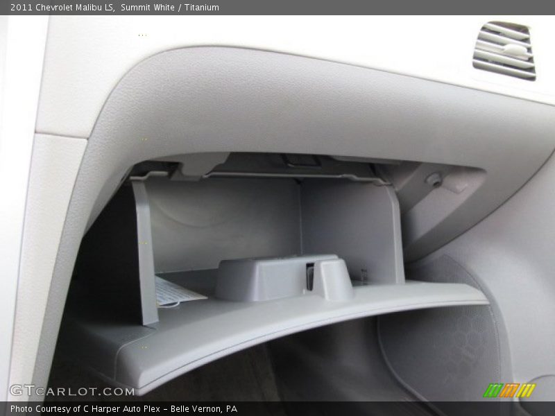 Summit White / Titanium 2011 Chevrolet Malibu LS
