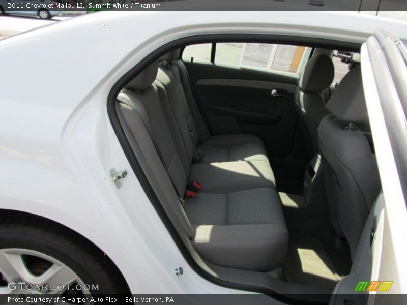 Summit White / Titanium 2011 Chevrolet Malibu LS