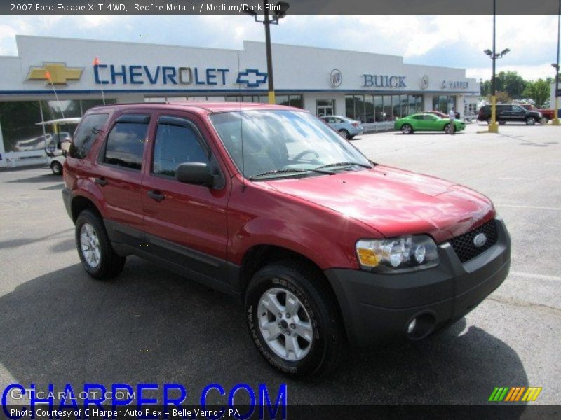 Redfire Metallic / Medium/Dark Flint 2007 Ford Escape XLT 4WD