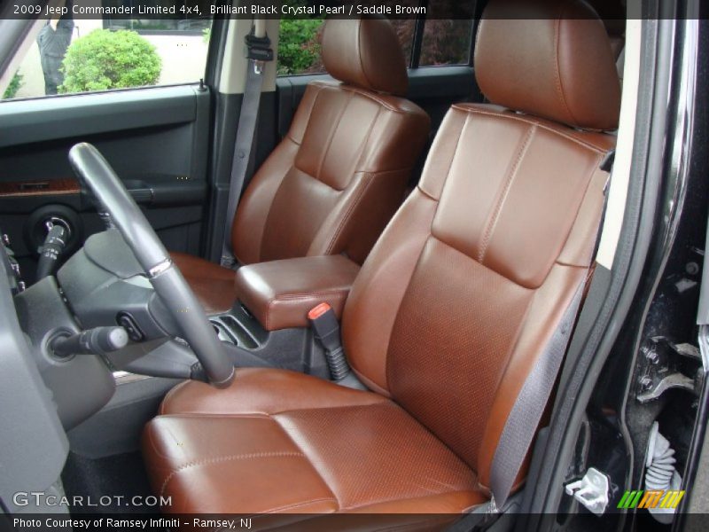  2009 Commander Limited 4x4 Saddle Brown Interior