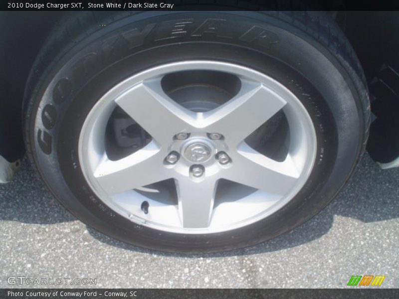 Stone White / Dark Slate Gray 2010 Dodge Charger SXT
