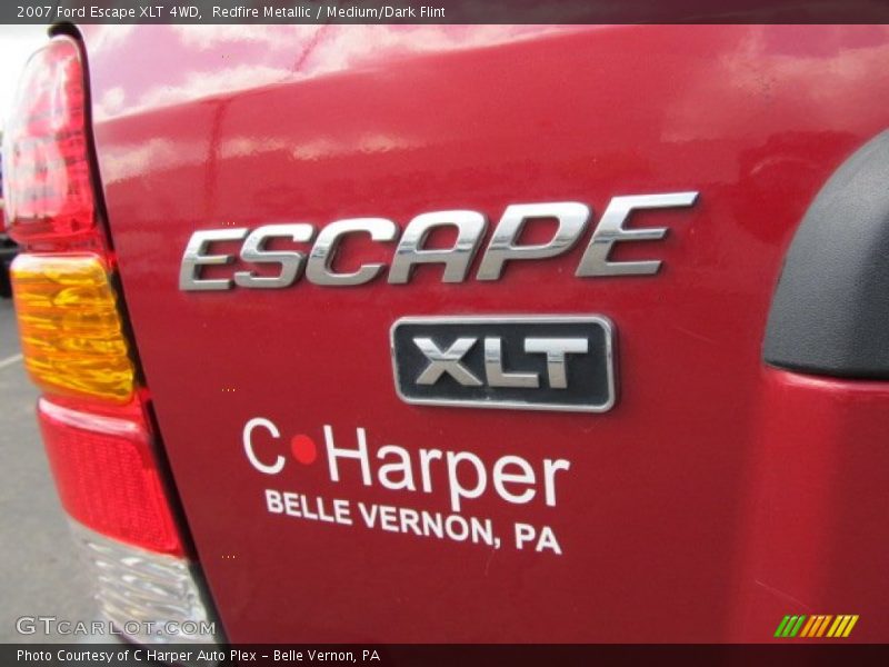 Redfire Metallic / Medium/Dark Flint 2007 Ford Escape XLT 4WD