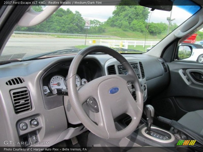 Redfire Metallic / Medium/Dark Flint 2007 Ford Escape XLT 4WD
